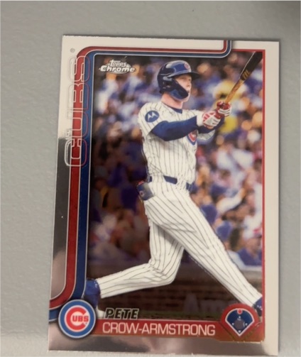 2025 Topps Chrome Update #USC76 Pete Crow-Armstrong — front