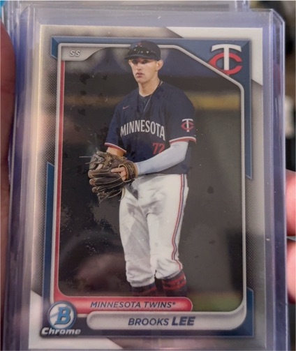 2024 Bowman Chrome Prospects #BCP-143 Brooks Lee — front
