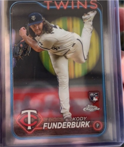 2024 Topps Chrome #297 Kody Funderburk — front