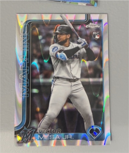 2025 Topps Chrome Update #USC4 Victor Mesa Jr. — front