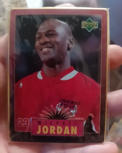 1996 Upper Deck Metal #1 Michael Jordan — front