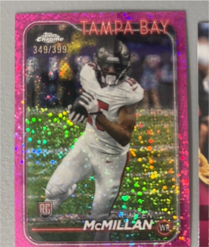 2024 Topps Chrome #242 Jalen McMillan — front