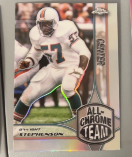 2024 Topps Chrome #ACT-7 Dwight Stephenson All-Chrome Team — front