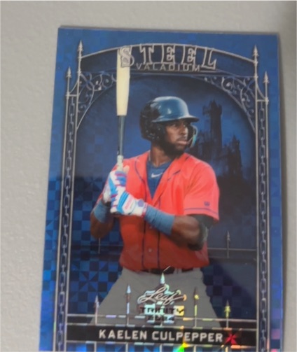 2024 Leaf Trinity Steel #Kaelen Culpepper — front