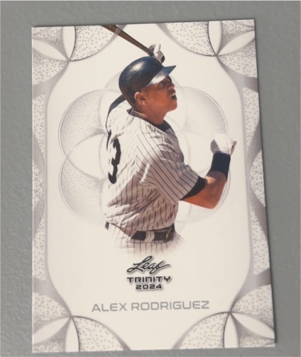 2024 Leaf Trinity #43 Alex Rodriguez — front