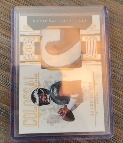 2025 Panini National Treasures #FF-JHS Jalen Hurts — front