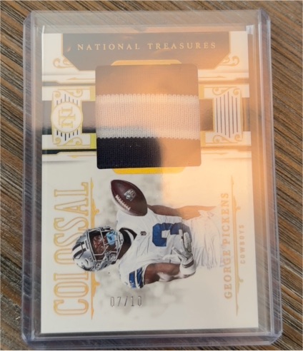 2025 Panini National Treasures Colossal #07 George Pickens — front