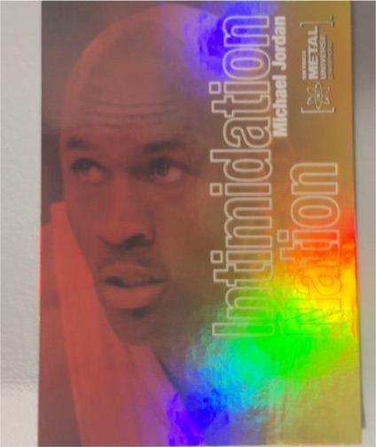 2021 Skybox Metal Universe Champions Intimidation Nation #IN-1 Michael Jordan — front