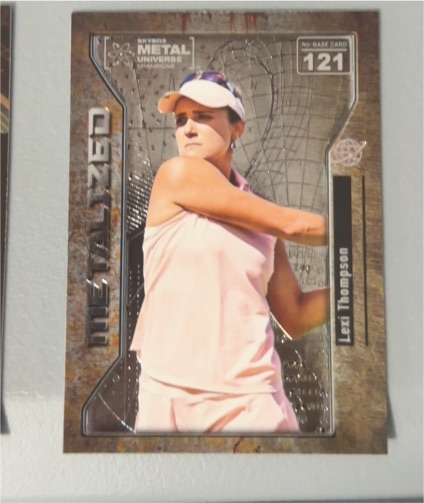 2021 Skybox Metal Universe Champions Metalized #121 Lexi Thompson — front