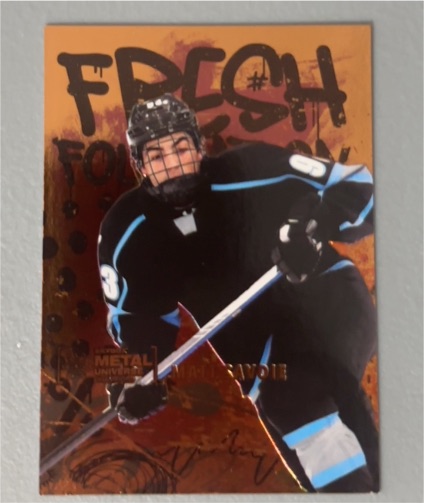 2021 Skybox Metal Universe #FF13 Matt Savoie Fresh Foundation — front