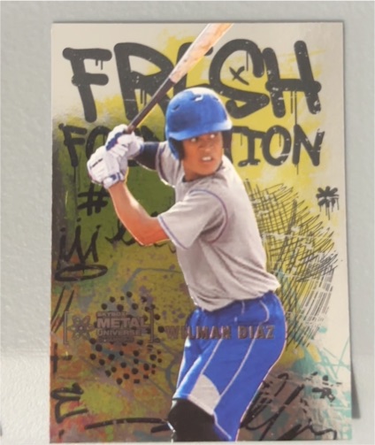 2021 Skybox Metal Universe Fresh Foundation #FF22 Wilman Diaz — front