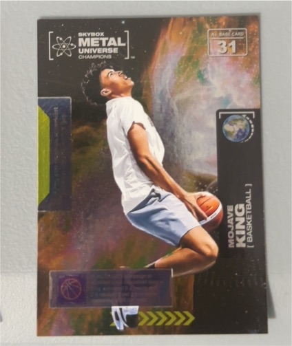 2021 Skybox Metal Universe Champions #31 Mojave King — front