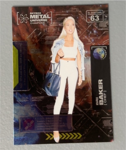 2021 Skybox Metal Universe Champions #63 Bri Baker — front