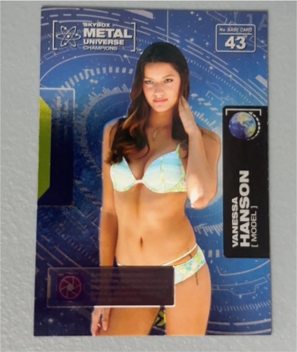 2021 Skybox Metal Universe Champions #43 Vanessa Hanson Model — front