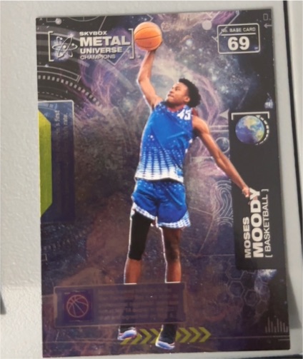 2021 Skybox Metal Universe Champions #69 Moses Moody — front