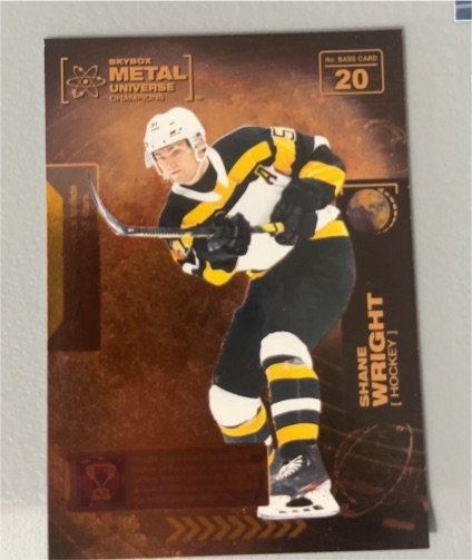 2021 Skybox Metal Universe Champions #20 Shane Wright — front