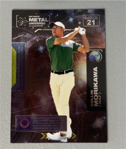 2021 Skybox Metal Universe Champions #21 Collin Morikawa — front
