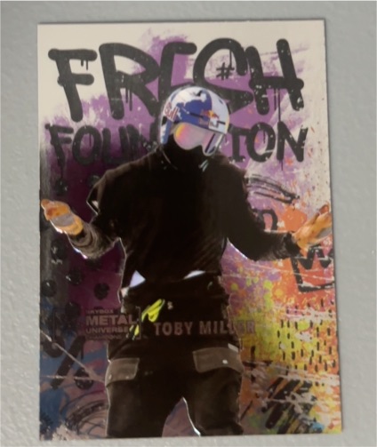 2021 Skybox Metal Universe Champions #FF49 Toby Miller Fresh Foundation — front