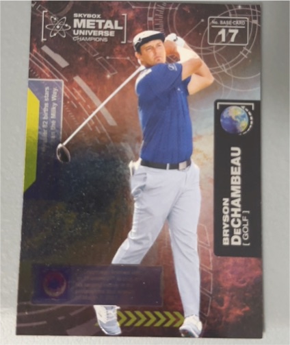2021 Skybox Metal Universe Champions #17 Bryson DeChambeau — front