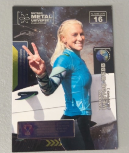 2021 Skybox Metal Universe Champions #16 Tatiana Weston-Webb — front