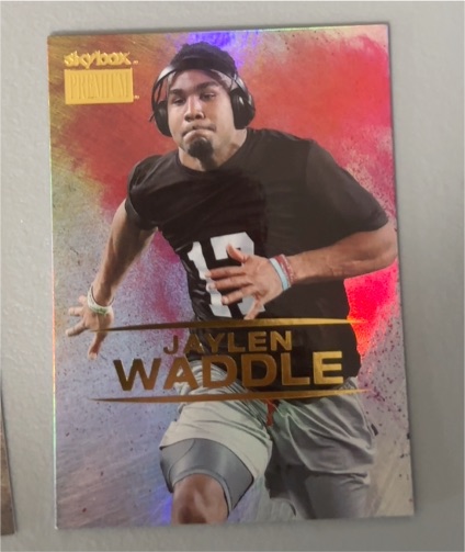 2021 Skybox Metal Universe Champions #S-46 Jaylen Waddle — front