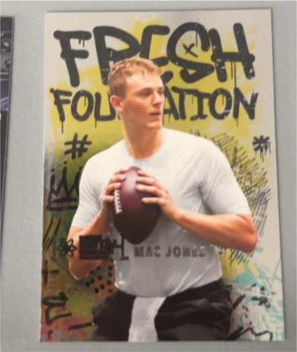 2021 Skybox Metal Universe Champions Fresh Foundation #FF27 Mac Jones — front