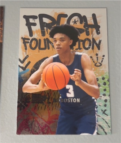 2021 Skybox Metal Universe Champions Fresh Foundation #FF48 BJ Boston — front