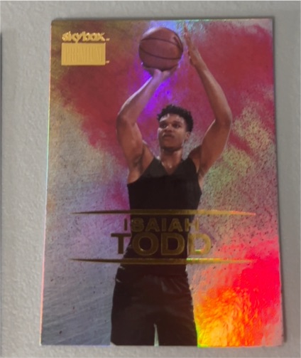 2021 Skybox Metal Universe Champions #S-38 Isaiah Todd — front