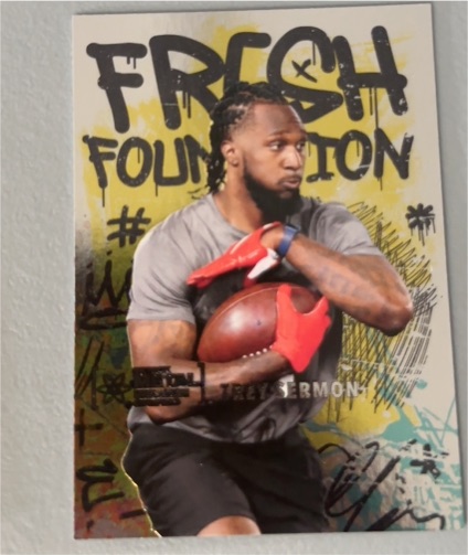 2021 Skybox Metal Universe Champions #FF32 Trey Sermon Fresh Foundation — front