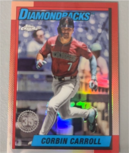 2025 Topps Chrome Update #90CU-12 Corbin Carroll — front