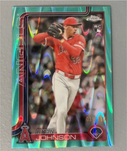2025 Topps Chrome Update #USC116 Ryan Johnson — front