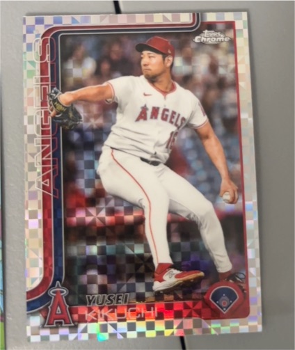 2025 Topps Chrome Update #USC59 Yusei Kikuchi — front