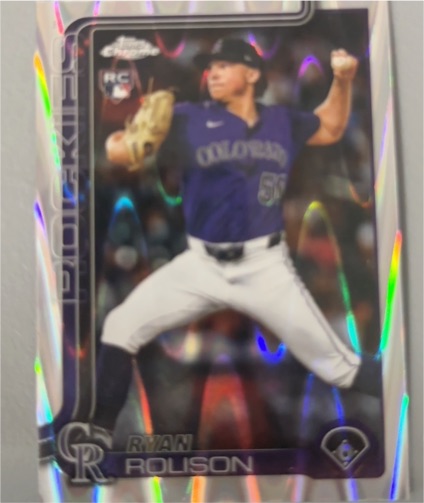 2025 Topps Chrome Update #USC123 Ryan Rolison — front