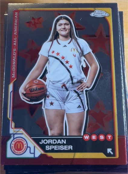 2025 Topps Chrome McDonald's All American #37 Jordan Speiser West — front