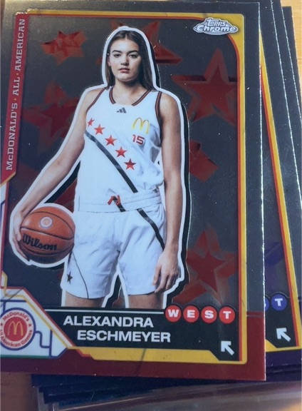 2025 Topps Chrome McDonald's All-American #30 Alexandra Eschmeyer — front