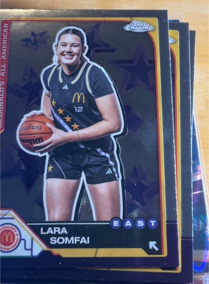 2025 Topps Chrome McDonald's All American #23 Lara Somfai — front