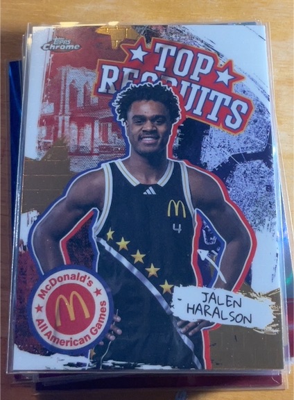 2025 Topps Chrome McDonald's All American Top Recruits #TP-4 Jalen Haralson — front
