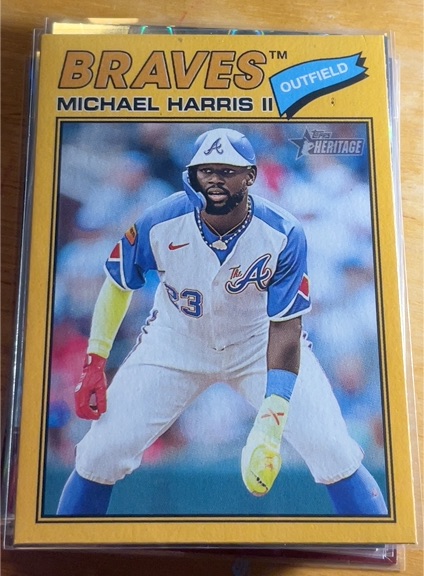 2024 Topps Heritage #243 Michael Harris II — front