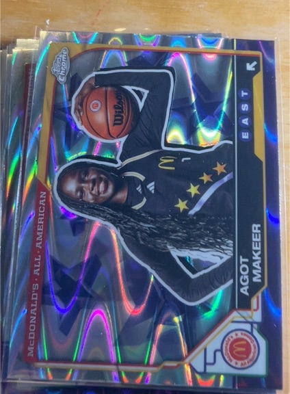 2025 Topps Chrome McDonald's All American #55 Agot Makeer East — front