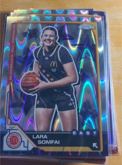 2025 Topps Chrome McDonald's All-American #23 Lara Somfai — front