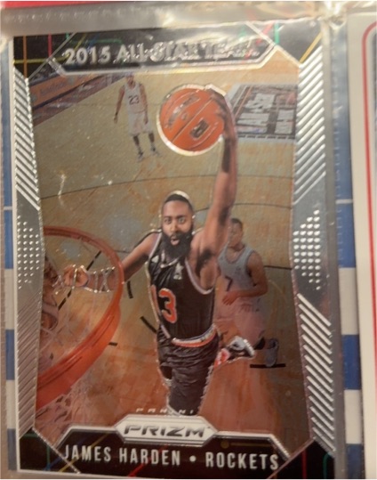 2015-16 Panini Prizm #369 James Harden Houston Rockets — front