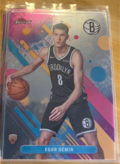 2025-26 Topps Finest #8 Egor Demin — front