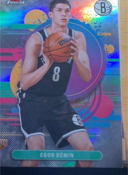 2025-26 Topps Finest #108 Egor Demin — front