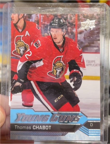 2016-17 Upper Deck #488 Thomas Chabot Young Guns — front