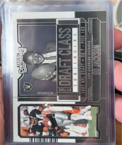 2023 Panini Contenders Historic Draft Class Contenders #HDC-BJ Bo Jackson — front