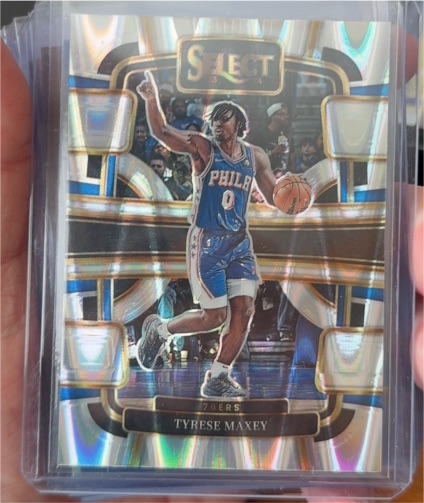 2023-24 Panini Select #44 Tyrese Maxey — front