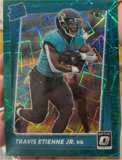 2021 Panini Donruss Optic #214 Travis Etienne Jr — front