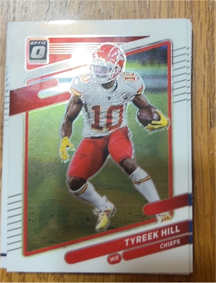 2021 Panini Donruss Optic #32 Tyreek Hill — front