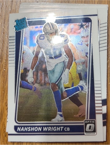 2021 Panini Donruss Optic #285 Nahshon Wright — front