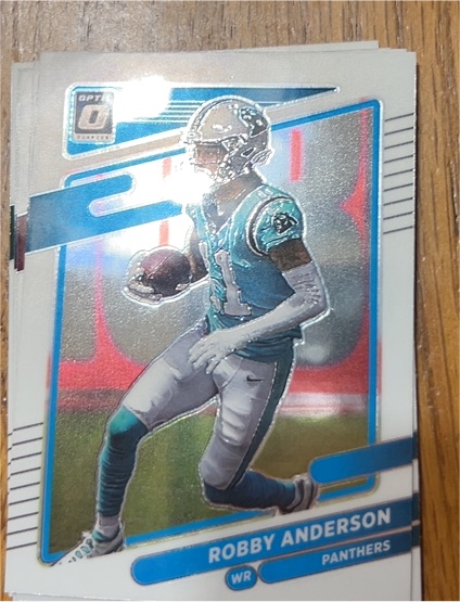 2021 Panini Donruss Optic #158 Robby Anderson — front